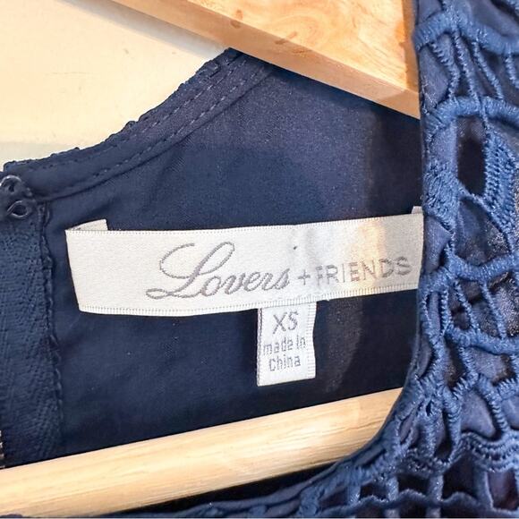 Lovers + Friends Blue Lace Mini Dress - Picture 3 of 5